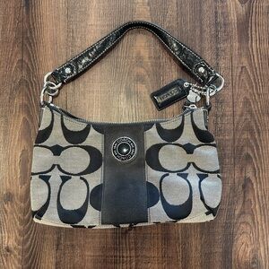 Coach Black and Gray Women's Bag